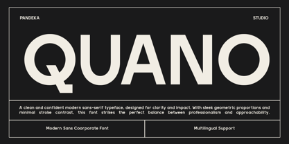 Quano Font Poster 1