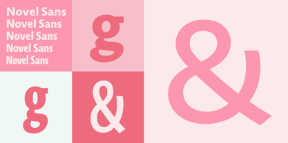 Novel Sans Pro Font Poster 2