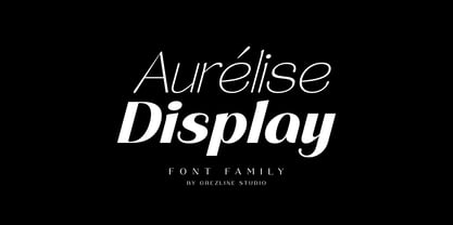 Aurelise Font Poster 1