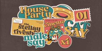 GC Club Brand Font Poster 8