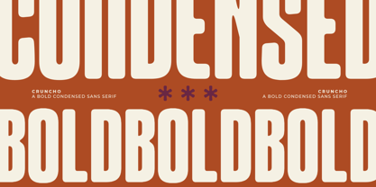 Cruncho Font Poster 3