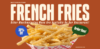 Cruncho Font Poster 9
