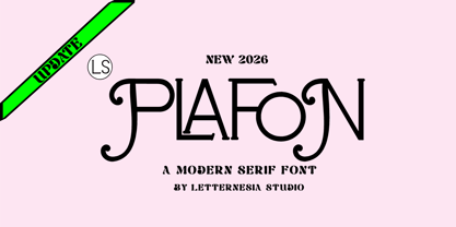 Lsplafon Font Poster 1