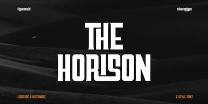 The Horison Font Poster 1