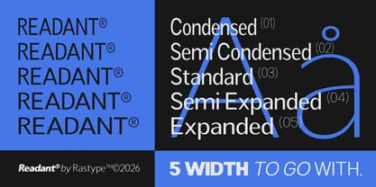 Readant Font Poster 6