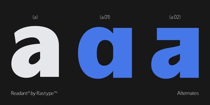 Readant Font Poster 10