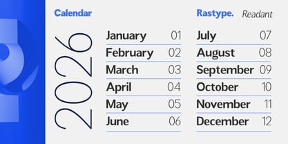 Readant Font Poster 2