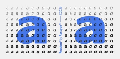 Readant Font Poster 8