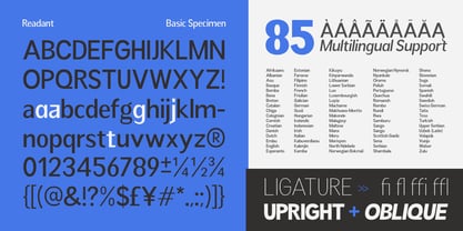 Readant Font Poster 9