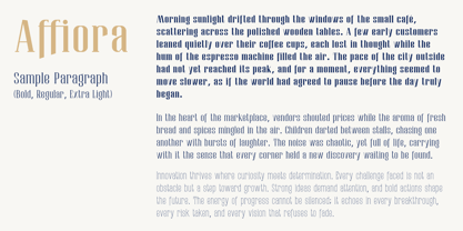 Affiora Serif Font Poster 5
