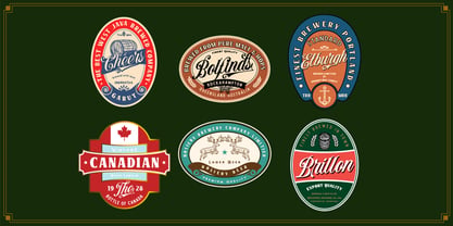 Benford Font Poster 6