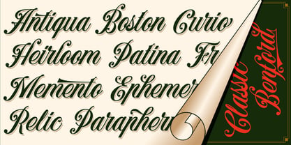 Benford Font Poster 3