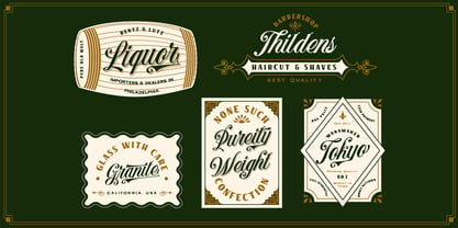 Benford Font Poster 11