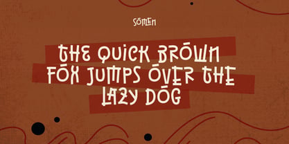 Somen Font Poster 6