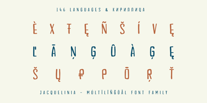 Jacquelinia Font Poster 3