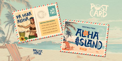 Palmila Font Poster 10