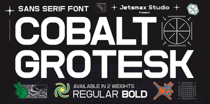 Cobalt Grotesk Font Poster 1