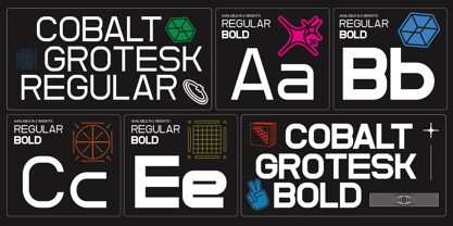Cobalt Grotesk Font Poster 10