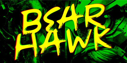 Bearhawk Font Poster 1