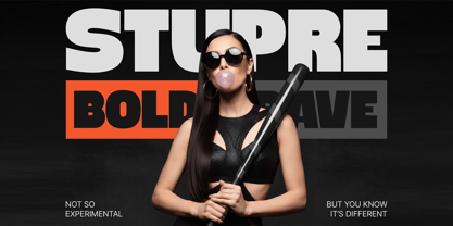 Stupre Font Poster 1