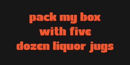 Stupre Font Poster 6