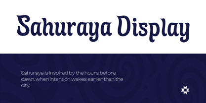 Sahuraya Font Poster 2