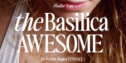 The Basilica Awesome Font Poster 1