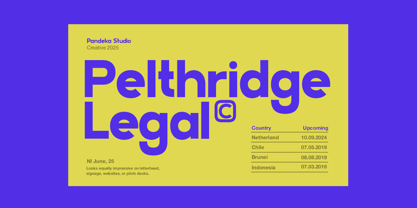 Corpoa Font Poster 3