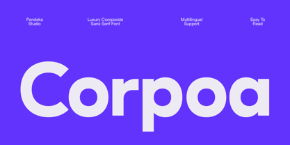 Corpoa Font Poster 1