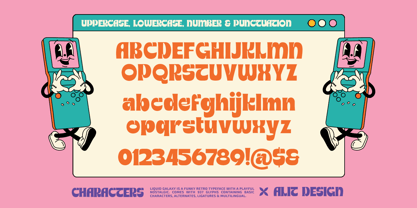 Liquid galaxy Font Poster 3