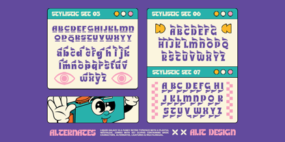 Liquid galaxy Font Poster 8