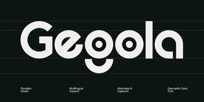 Gegola Font Poster 1