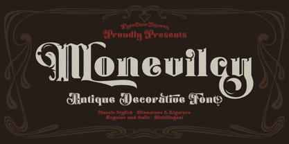 Monevilcy Font Poster 1