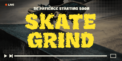 Edgy Bomba Font Poster 5