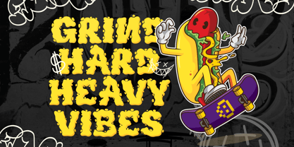 Edgy Bomba Font Poster 7
