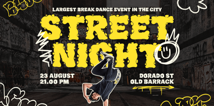 Edgy Bomba Font Poster 8