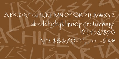 Fake Greek Font Poster 4