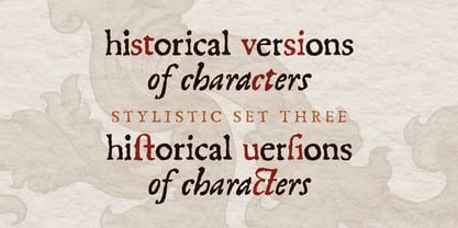 Malvolio Antique Font Poster 8
