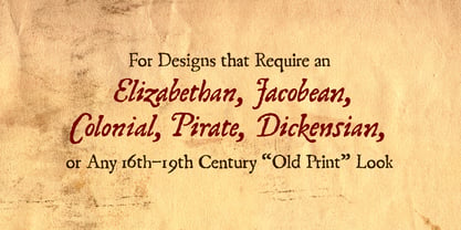 Malvolio Antique Font Poster 2