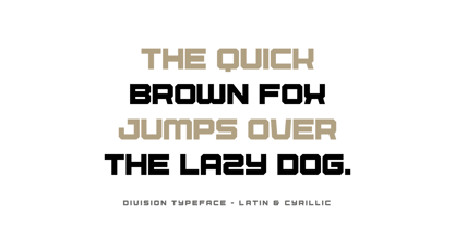 Division Font Poster 2