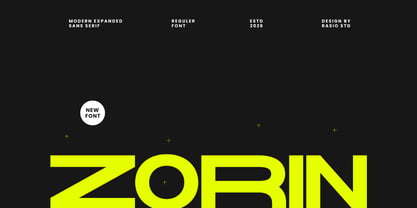 Zorin Font Poster 1