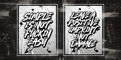 Thelawes Font Poster 4