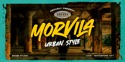 Morvila Font Poster 1