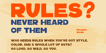 Glemy Botra Font Poster 3