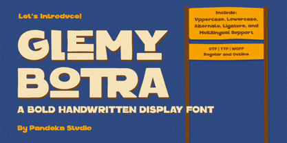 Glemy Botra Font Poster 1