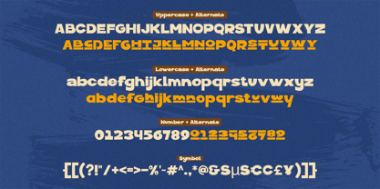 Glemy Botra Font Poster 9