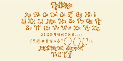 Rattoligs Font Poster 2