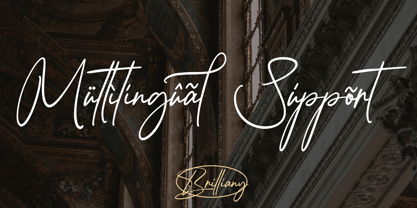 Brilliany Font Poster 7