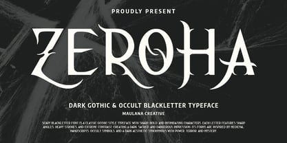 MC Zeroha Font Poster 1