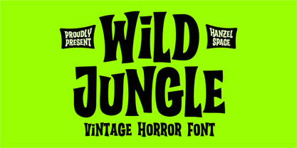 Wild Jungle Font Poster 1